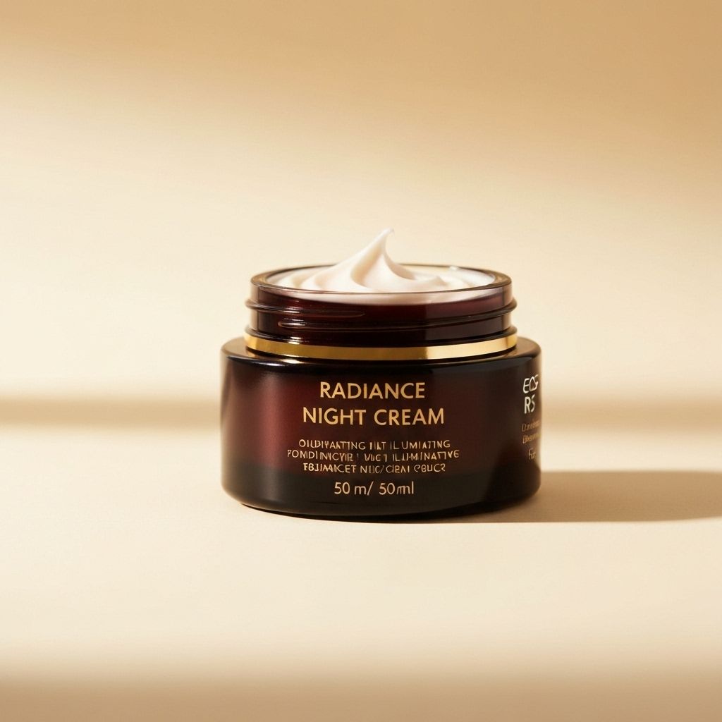 Daily skincare routine cream